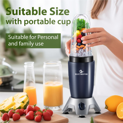Electrofox Bullet Mixer Grinder Nutri Blender For Smoothie and Shakes 650 W  Juicer Mixer Grinder