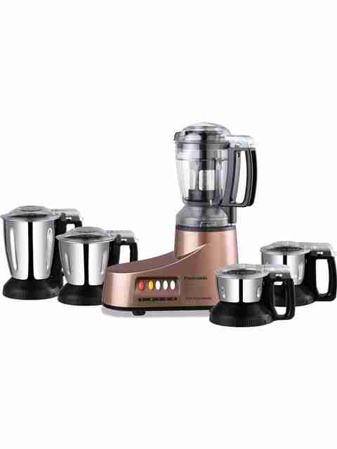 Panasonic MX-AC560 Mixer Grinder, 200W, 5 Jars, Bronze - Image 3