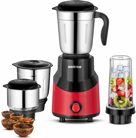 BOOSTER Powerful 550 W Juicer Mixer Grinder 550 W Juicer Mixer