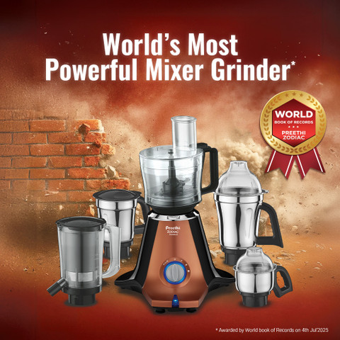 Preethi Zodiac 750 W Juicer Mixer Grinder