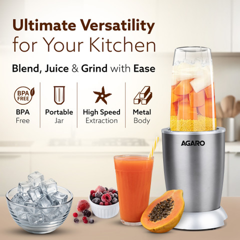 Juicer Blender Best Bullet Smoothie Blender AGARO Nutri Max 1000 W