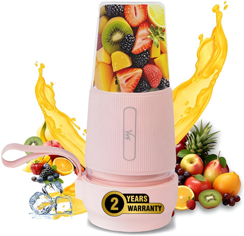 Viva Electric Portable Blender (Pink) Mixer Juicer Jar