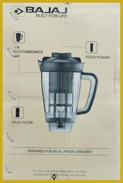 BAJAJ Juicer Jar (410617) Mixer Juicer Jar Price in India - Buy