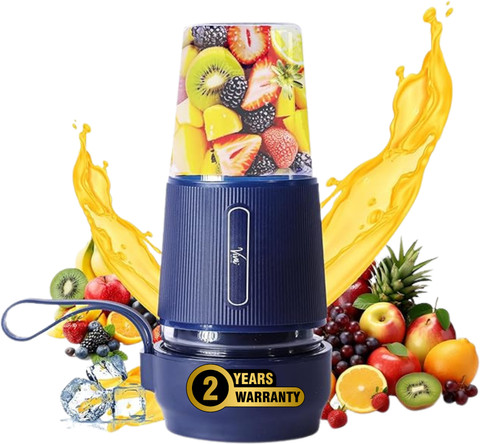 Viva Electric Portable Juicer-Nutriviva-40W_Nblue Mixer Juicer Jar