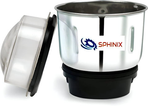 SPHINIX Mixer Grinder Chutney Jar 500ml Fit on Lock Teeth Coupler  Mixer Juicer Jar