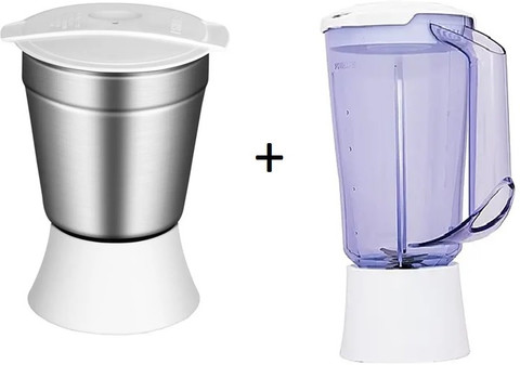 PHILIPS presents a combo pack of 1631 grinder jar 1631 blender jar Mixer  Juicer Jar