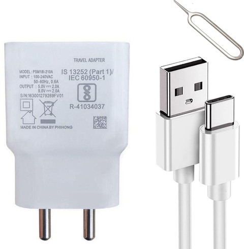 TROST Wall Charger Accessory Combo for iQOO Z6 Lite 5G Z6 5G