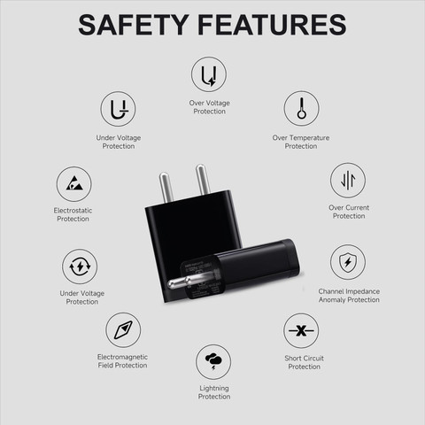 EYNK Wall Charger Accessory Combo for Xiaomi Redmi Prime,Redmi 8A Dual,  Redmi 8/ 8A,Redmi Note Pro,note S,Mi A3