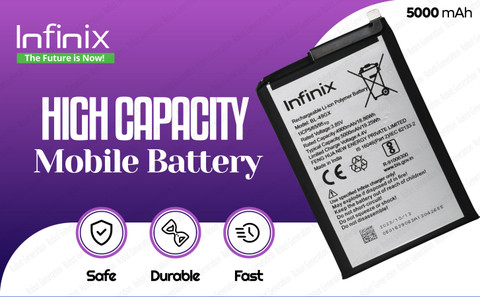 Infinix Mobile Battery For BL 49GX Infinix Hot 11s/Note 7/Note 10
