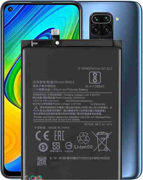 LIFON Mobile Battery For Xiaomi Redmi note BN54 4500mAh
