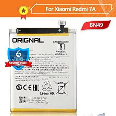 THE BATTERY STORE Mobile Battery For Xiaomi Redmi mi 7A Original BN49 with  Month Warranty and high Capacity Battery Backup