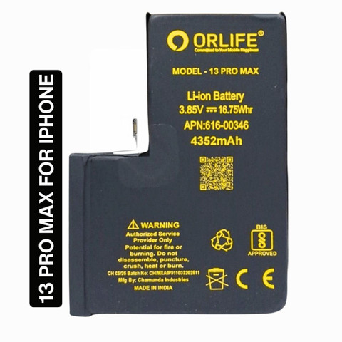 orlife Mobile Battery For IPHONE 13 PRO MAX A2484, A2641, A2643