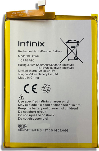 Facelift Mobile Battery For Infinix Note X572 LTE Months Warranty