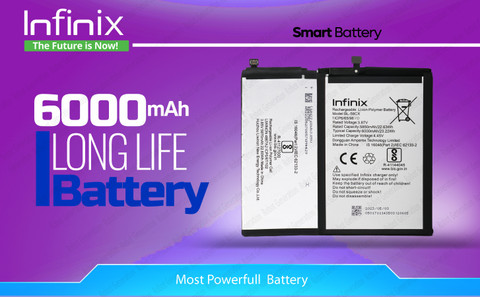Infinix Mobile Battery For BL 58CX Infinix Hot 30 5G( X6832