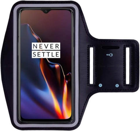 TECHGEAR Black Waterproof Mobile Arm Band Pouch Phone Holder Case for  Running Jogging Mobile Holder