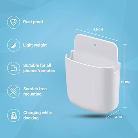 Flipkart SmartBuy Wall Mount Phone Holder Multipurpose Charging