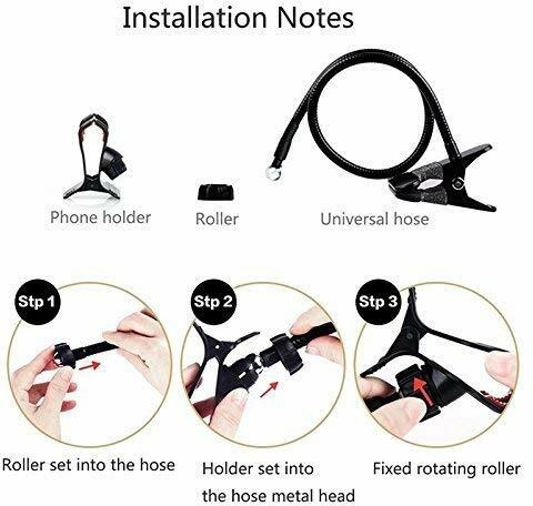 Paramits Mobile Stand Holder Metal Built Cell Phone Stand Perfect for  Video Table Online Class Home Bed Flexible Charging Hand Bike Movie Office 