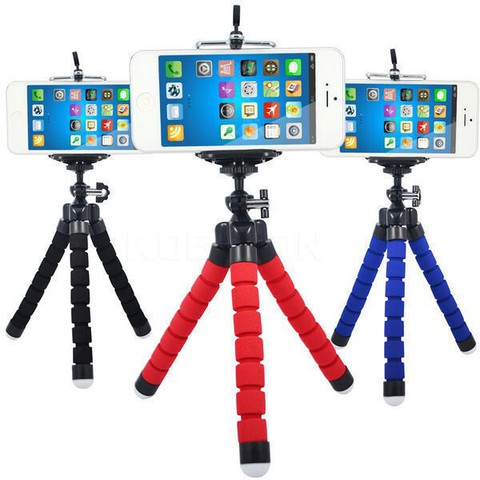 Buy Genuine Creative style mobile phone holder camera flexible mini  tripod,octopus tripod leg for phone holder Mobile Holder