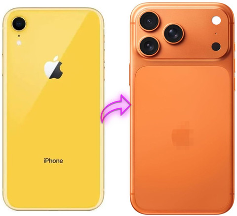 Nizix iPhone XR to 17 Pro Converter – Complete Housing Panel with