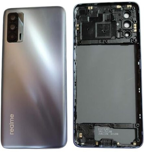 値下げ交渉可！realme 7 5G シルバー Sandreezz Realme X7 5G (100% Original) (With Middle Ring & Side