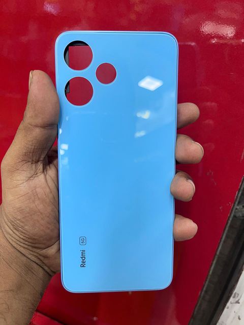 Ogzis Redmi 12 5G Full Housing (Back Glass & Side Ring) Back Panel