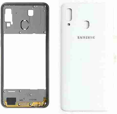 SPAREASP Samsung A20 Back Panel Housing Body (Middle Ring + Panel