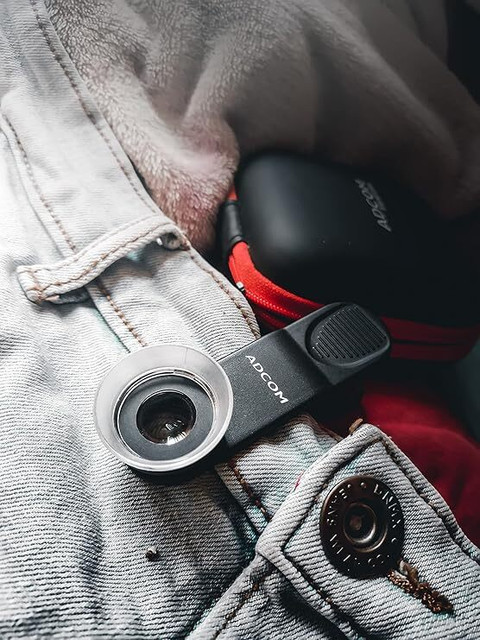 ADCOM 12x/24x Macro Mobile Phone Camera Lens Hood All iPhone Android  Smartphones Mobile Phone Lens
