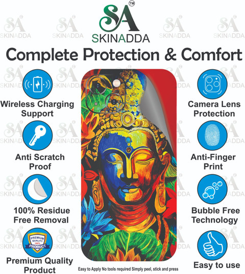 SKINADDA REDMI A4 5G Premium Vinyl BACK 78 Mobile Skin Price in