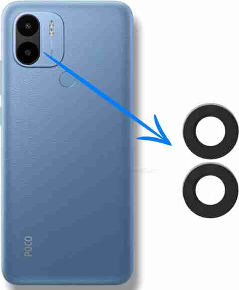CELLO TECH P06 Original Camera Glass For POCO C50 Camera Lens Glass ...