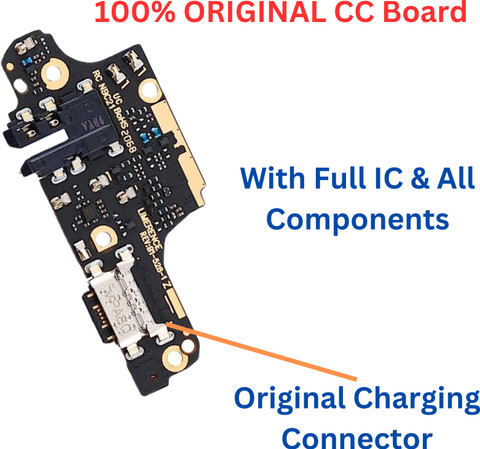 Unix Online Redmi Note Pro/Redmi Note 9S/Redmi Note Pro Max 100%  Original, Genuine Charging Port mic Board Sub PCB connecter Charging  PCB