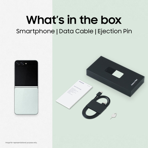 SAMSUNG Galaxy Z Flip5 (Mint, 256 GB) (8 GB RAM)