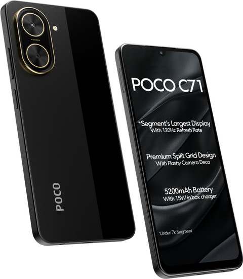 POCO C71 ( 64 GB Storage, 4 GB RAM ) Online at Best Price On