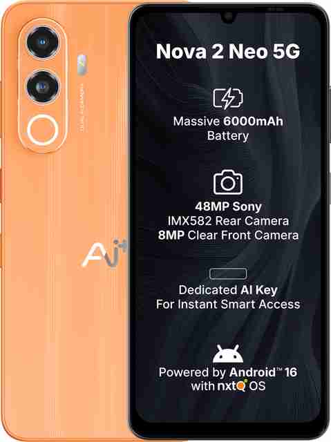 Ai+ Nova 2 Neo 5G (Orange, 64 GB, 4 GB RAM) - Image 3