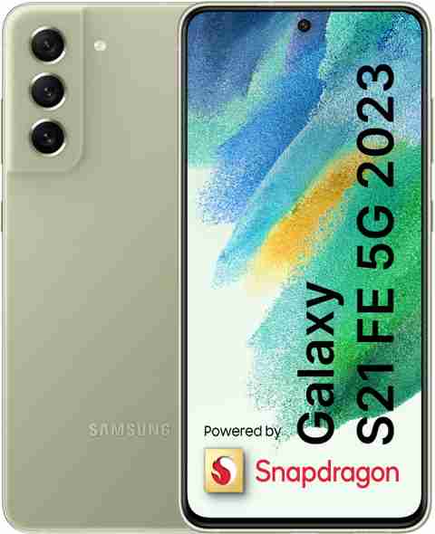 Samsung Galaxy S21 FE 5G with Snapdragon 888 (Olive, 128 GB)