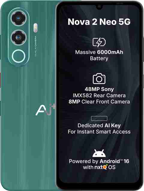 Ai+ Nova 2 Neo 5G Green 128GB 6GB RAM - Image 3