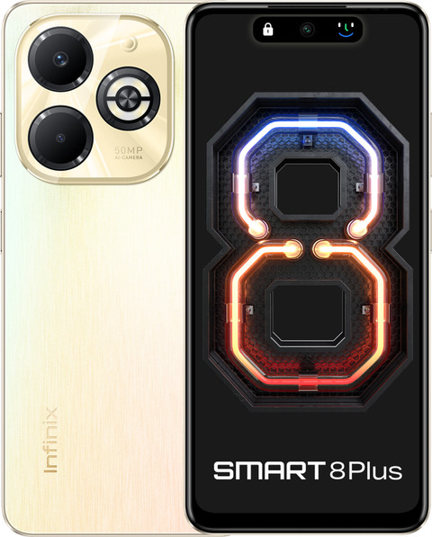 Infinix Smart Plus (Shiny Gold, 128 GB)