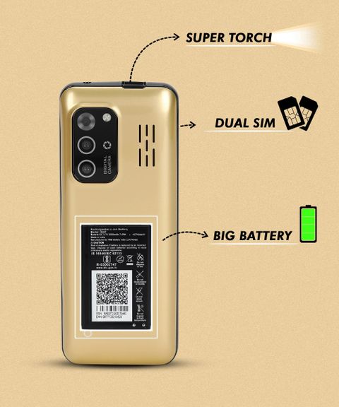amaq 4G/VOLTE supported Dual Sim, Touch and Keypad,Featured phone. (512 ...