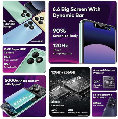 itel A70 (256 GB Storage, 4 GB RAM) Online at Best Price On