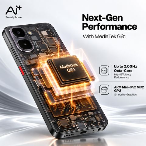 Ai+ Pulse 2 FE 4GB RAM 64GB Black - Image 4