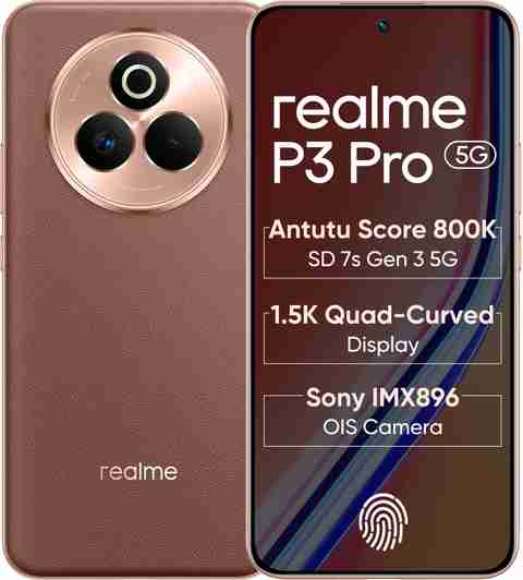 realme P3 Pro 5G (Nebula Glow, 256 GB)