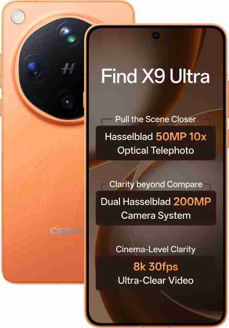 OPPO find x9 ultra 16/512GB 新品 OPPO Find X9 Ultra (512 GB Storage, 12 GB RAM) Online at Best