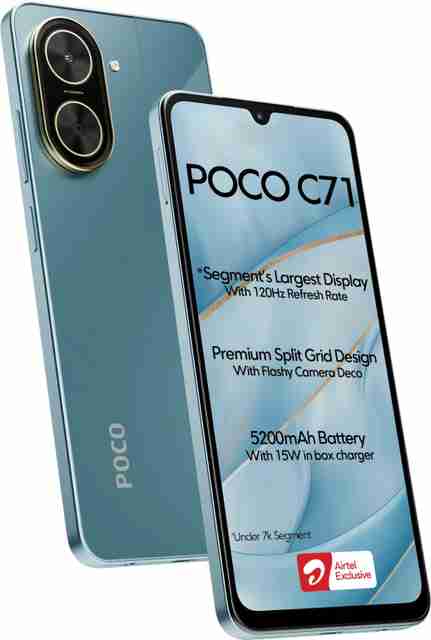 POCO C71 ( 64 GB Storage, 4 GB RAM ) Online at Best Price On