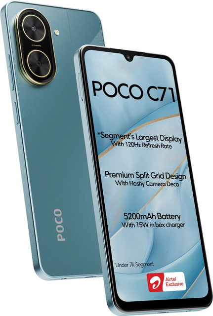 POCO C71 グローバル版SIMフリー POCO C71 (64 GB Storage, 4 GB RAM) Online at Best Price On