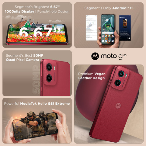 MOTOROLA g05 (64 GB Storage, 4 GB RAM) Online at Best Price On