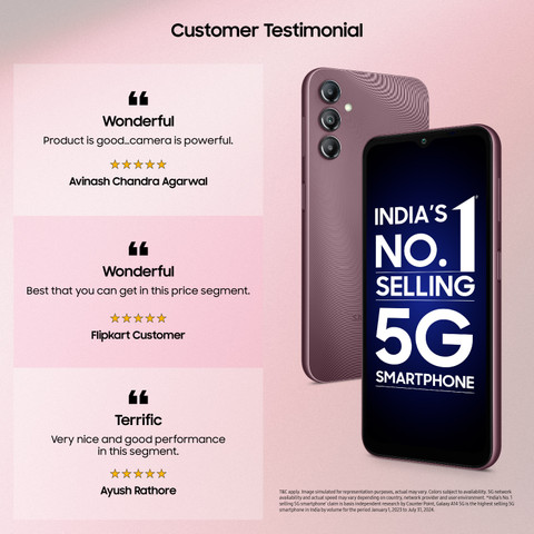 Samsung Galaxy A14 5G (Black, 128 GB)