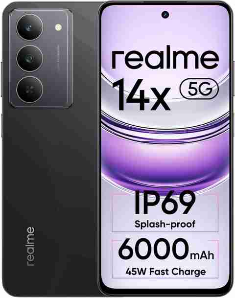 Realme 14X 5G 新品　スマートフォン本体 realme 14x 5G Smartphone 8+128GB red, 6.67-inch Screen
