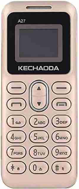 Kechadda Keypad Dual Sim Mini Mobile Phone with External Memory