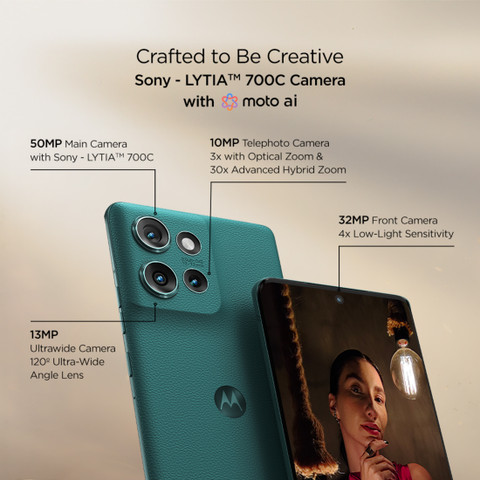 MOTOROLA Edge 50 (Jungle Green, 256 GB) (8 GB RAM)