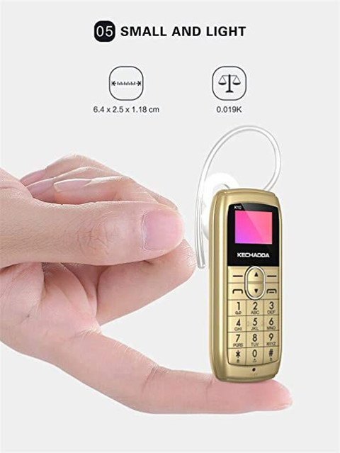 Kechadda Keypad Dual Sim Mini Mobile Phone with External Memory