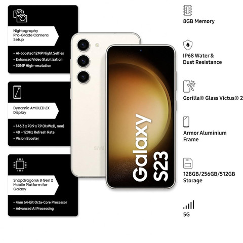 Samsung Galaxy S23 5G ( 256 GB Storage, 8 GB RAM ) Online at Best